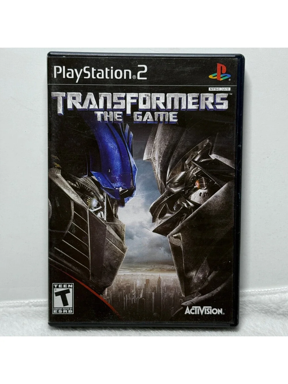 Transformers The Game PS2 PlayStation 2 Complete CIB Manual Black Label Tested